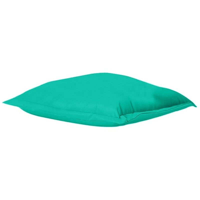 wellhome - coussin pouf 70x70 - turquoise