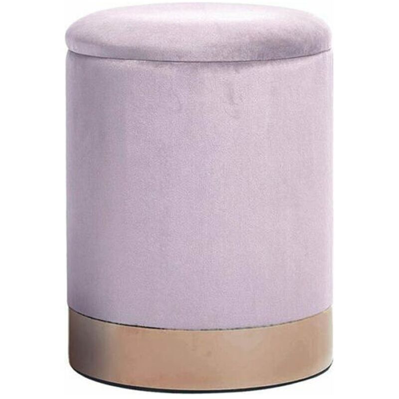 Chili promo POUF CONTENITORE TONDO cilindrico Diametro 31 X 38 H puf pouff puff Rosa Cipria