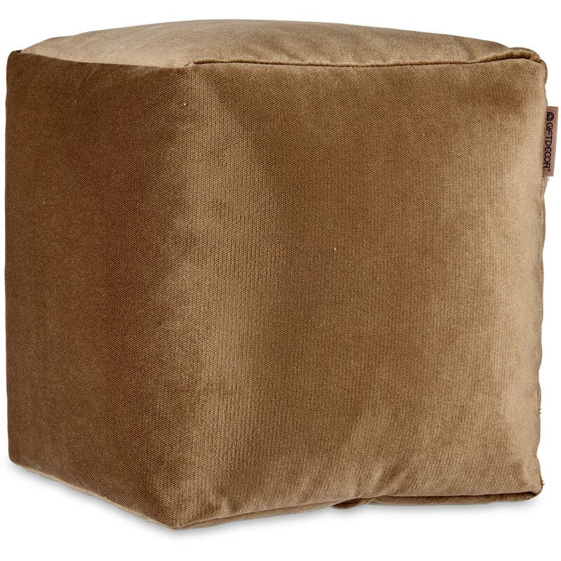 Tabouret rembourré en velours, 30 x 30 cm