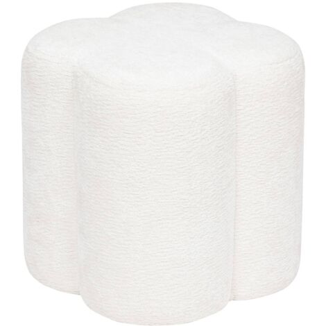 Pouf bianco lavon 38x35x35cm - Atmosphera créateur d'intérieur