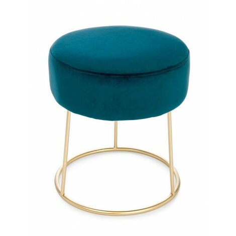 Pouf Clarissa Deep D35 in Tessuto effetto Velluto
