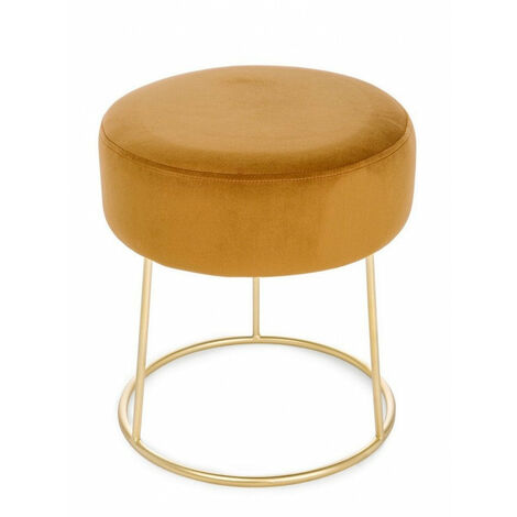 Pouf Clarissa Inca D35 in Tessuto effetto Velluto