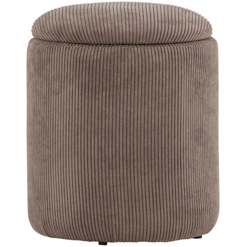 Pouf coffre en polyester Limpen