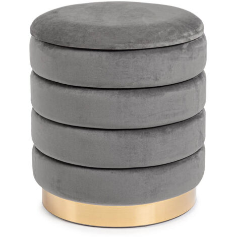 Pouf contenitore darina Bizzotto grigio tg.l