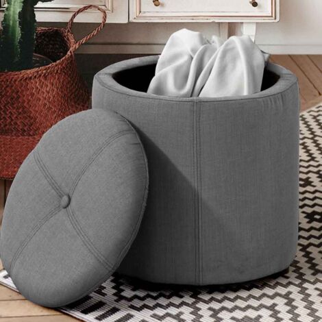 Pouf Contenitore Rettangolare Cassapanca Pouf Contenitore Panca