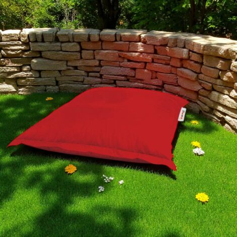 Pouf coussin de sol extérieur rouge - 100 cm ARTA