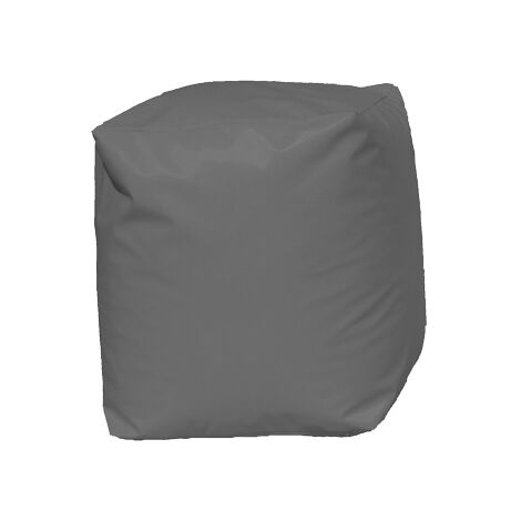 Pouf Cube Gris Gris clair 45x38x38 cm