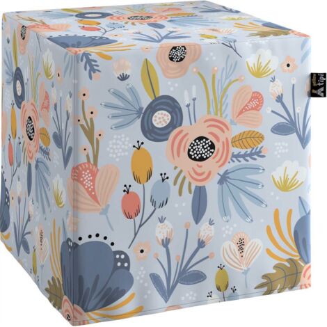 Pouf cube Magic - Rose Bleu