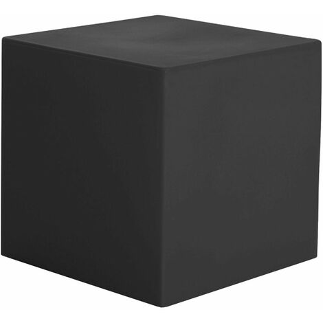 Pouf da Giardino 50x50 cm in Resina Arkema Iris Pouf Dove Gray