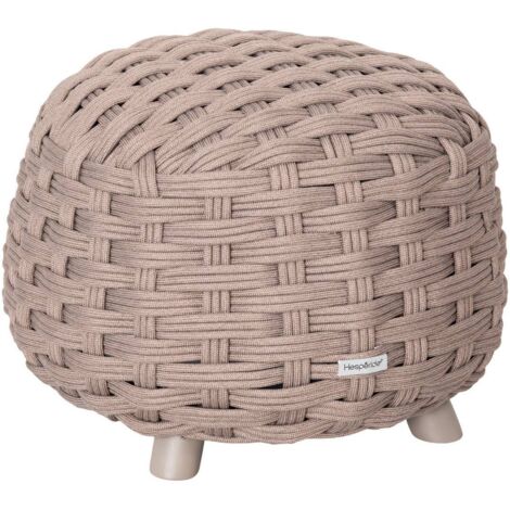 Pouf de jardin Obbae café - Hespéride
