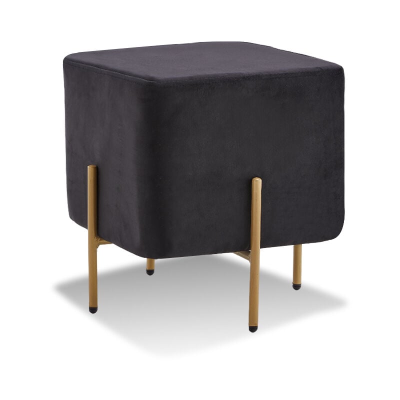 Pouf design noir - Danae