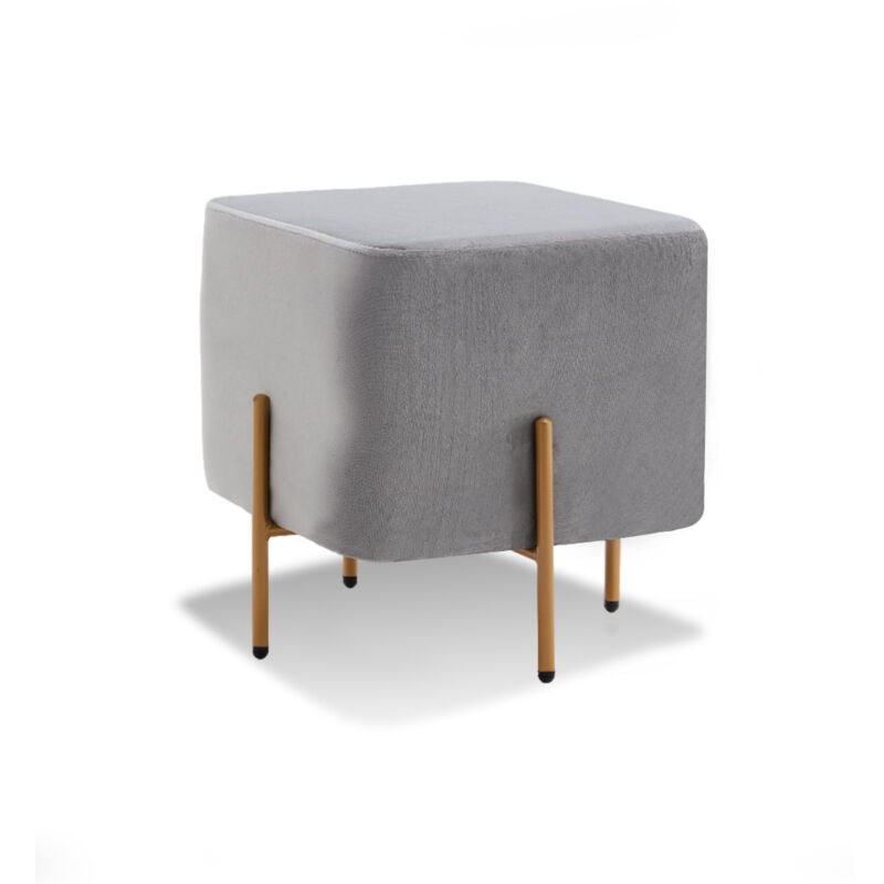 Pouf design gris - Danae
