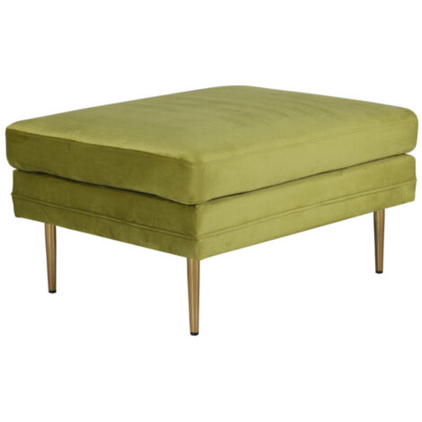 Pouf Design en Velours "Boom" 90cm Vert