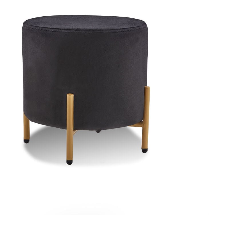 Pouf design noir - Thalie