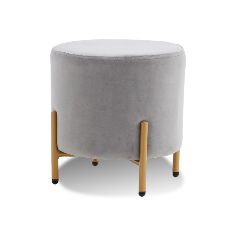 Pouf design gris - Thalie