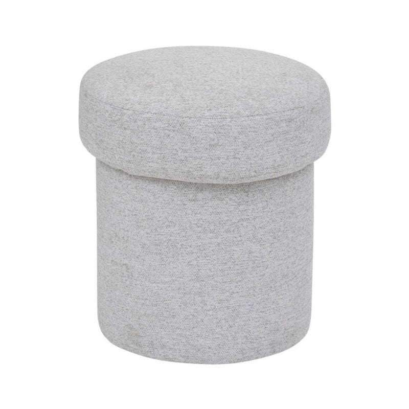 Pouf Design 'Tika' 40cm Gris