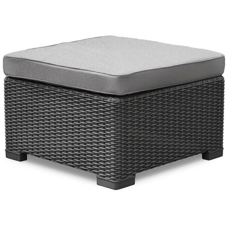 Pouf d'extérieur California Graphite 233446 Keter