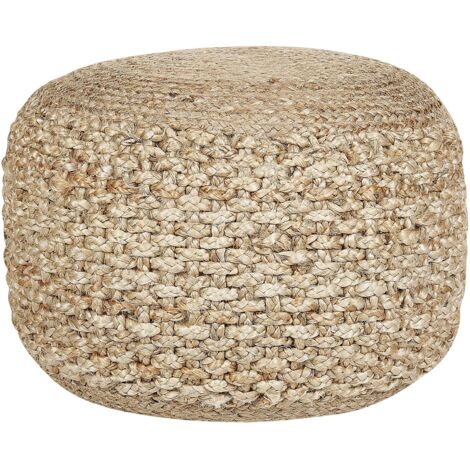 Pouf DINNI Jute Beige