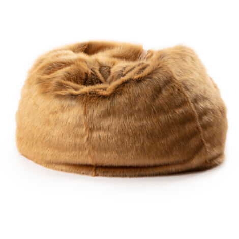 Pouf en peluche Lièvre Brun Lewis avec remplissage