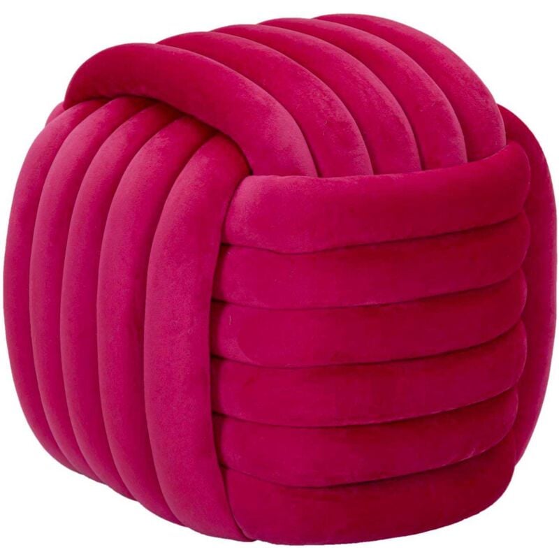 Pouf en tissu Softy 45 x 45 x 45 cm