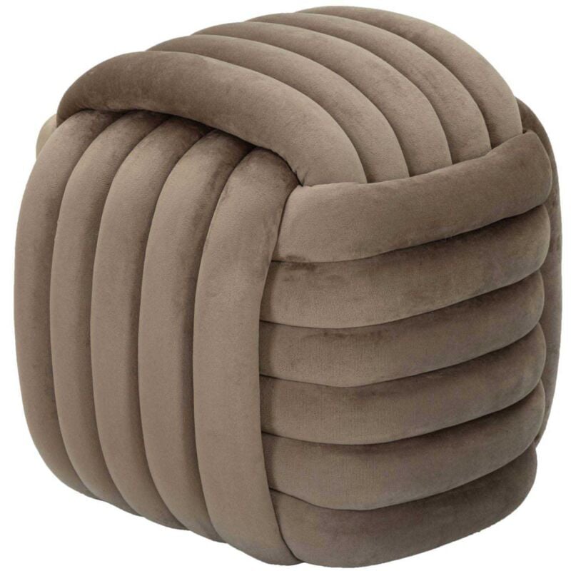 Pouf en tissu Softy 45 x 45 x 45 cm