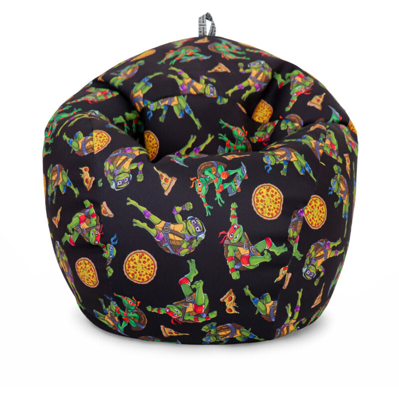 Pouf Enfant Tortues Ninja Noir T.N. Noir