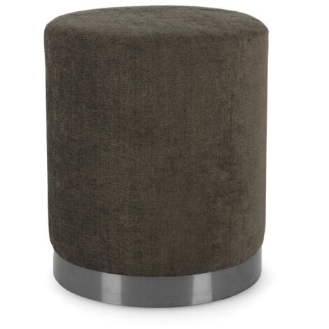 Pouf Ernestine Colore Grigio Chiaro