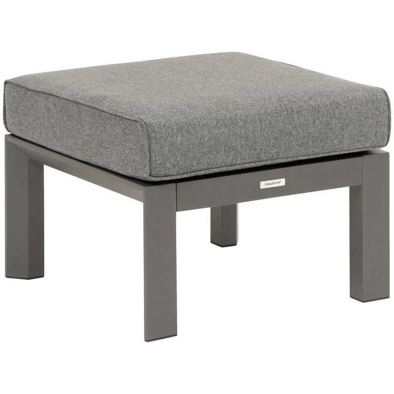 Hesperide - Pouf de jardin Évasion graphite en aluminium traité en epoxy - Hespéride