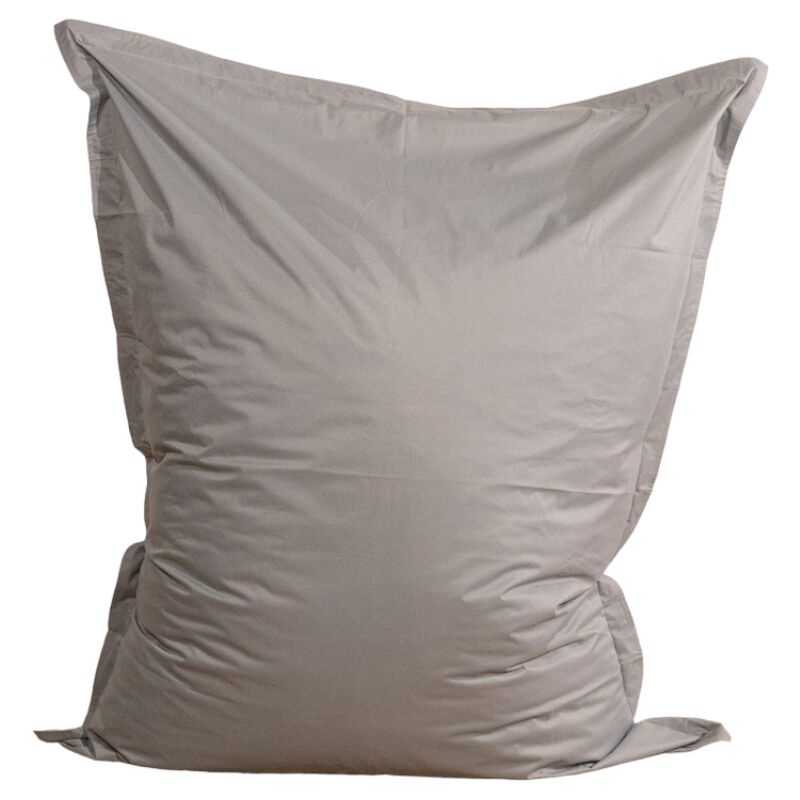 Bananair - Pouf extérieur imperméable déhoussable anti-UV - 140x180 cm Gris clair