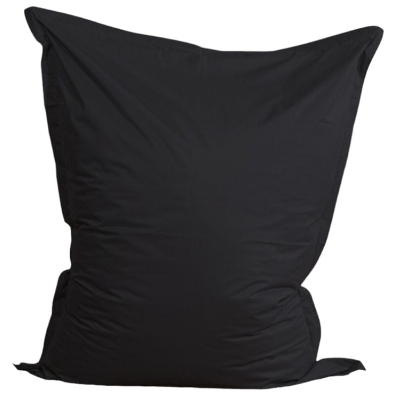 Pouf extérieur imperméable déhoussable anti-UV - 140x180 cm Noir Bananair