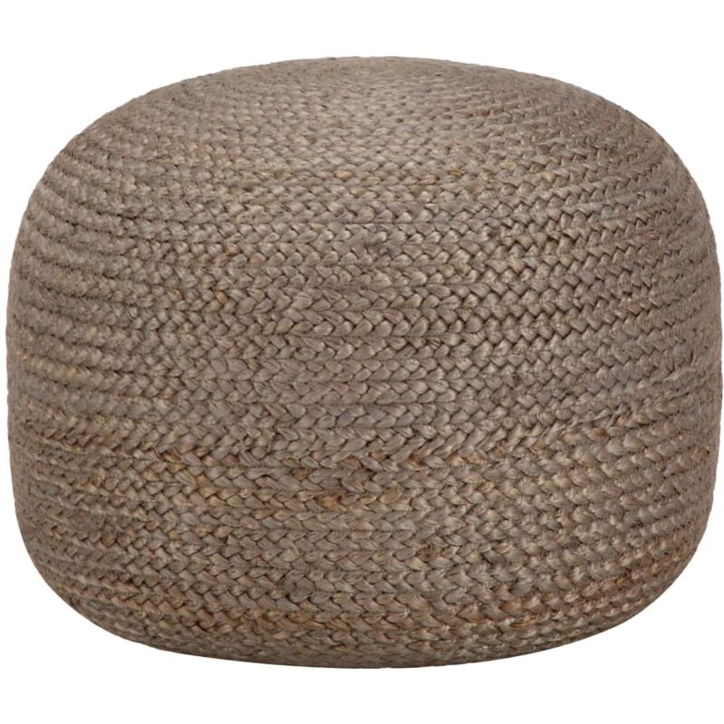 Vidaxl - Pouf fait à la main Gris clair 45 x 30 cm Jute
