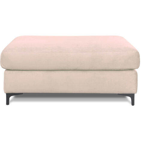 Pouf Fiesole Velours Beige