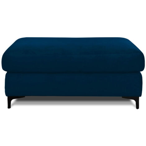 Pouf Fiesole Velours Bleu