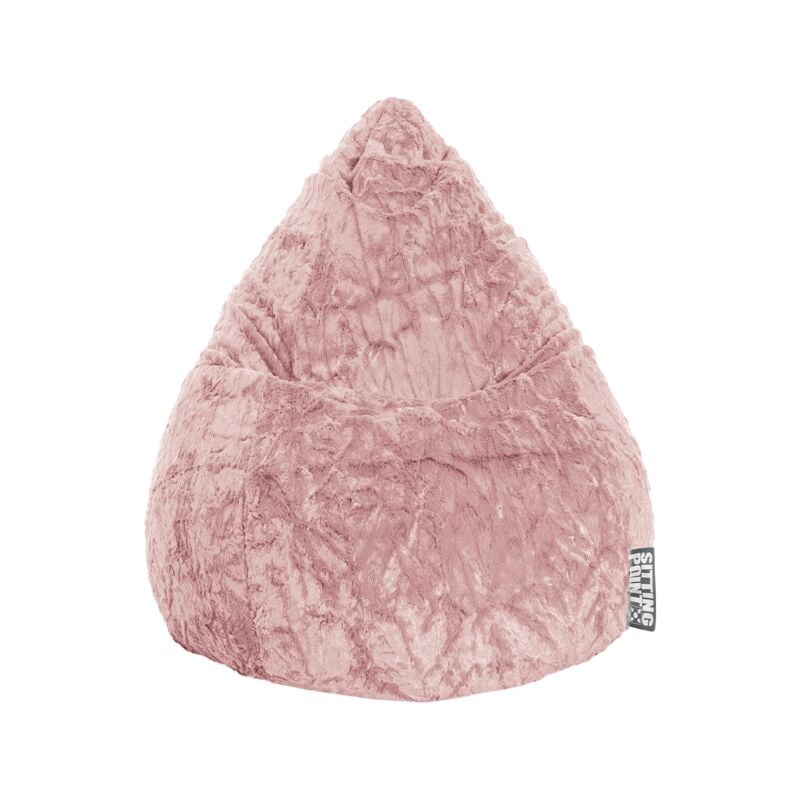 Pouf Fluffy xl Vieux Rose