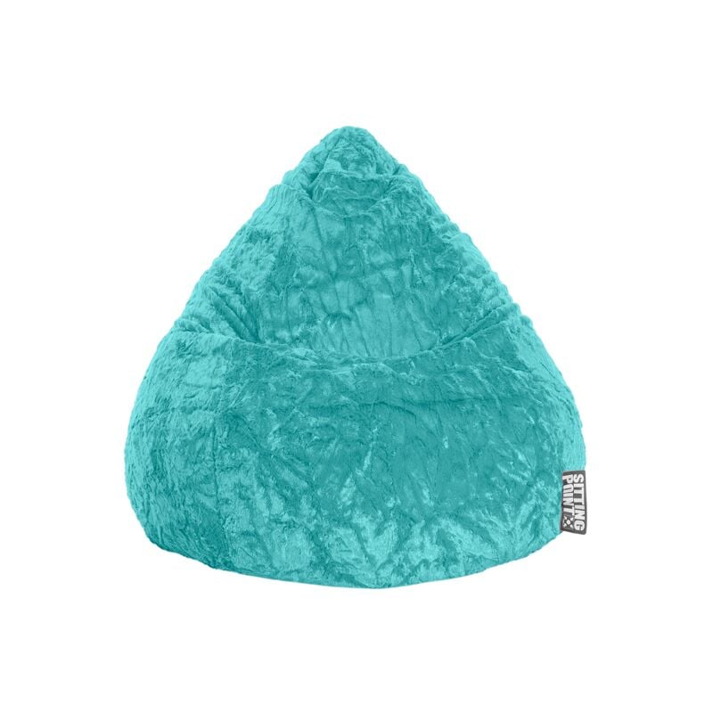 Pouf Fluffy l Turquoise