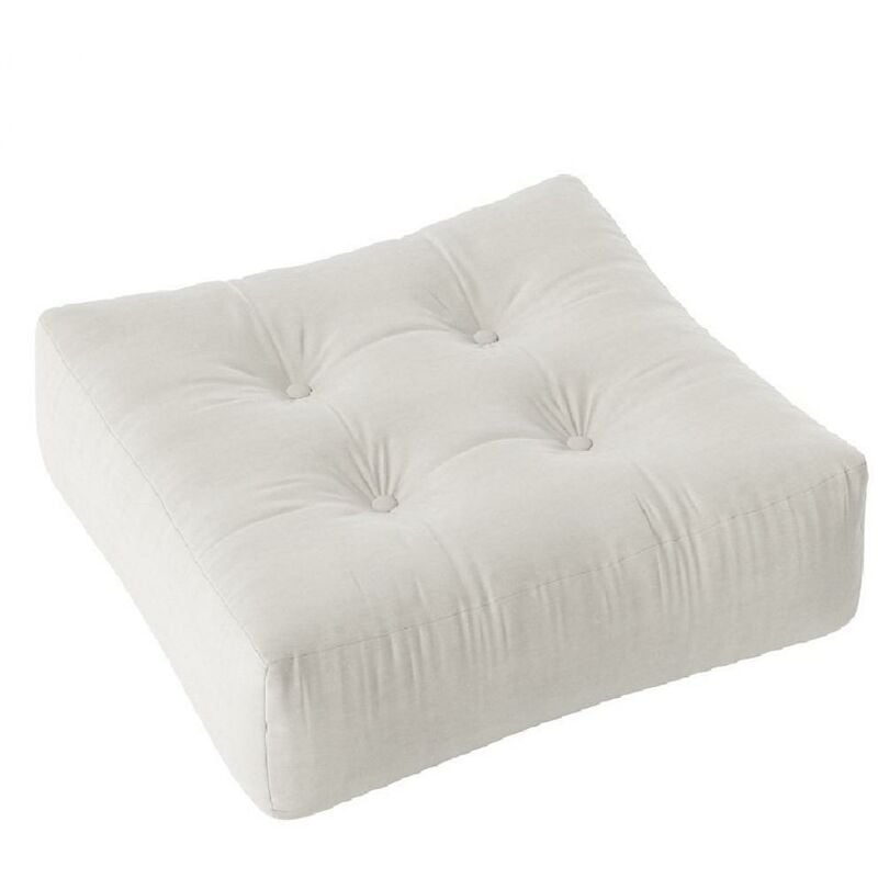 Pouf futon standard MORE POUF coloris naturel