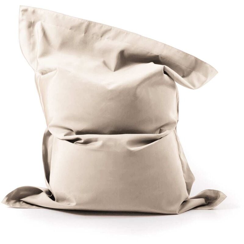 Pouf Géant Extérieur Voile Bateau Beige BiG52