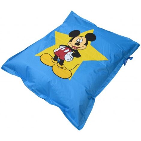 Pouf géant Mickey Mouse 135x160 cm Bleu