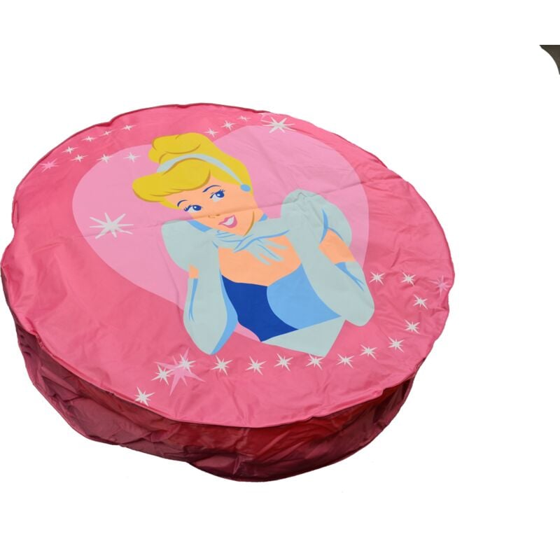 Pouf géant rose Princesse Disney ø 110 cm