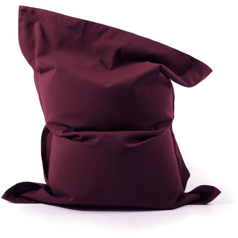 Pouf Géant xxl Déhoussable, Extérieur, Outdoor, Jardin, Terrasse, Voile Bateau Bordeaux BiG52
