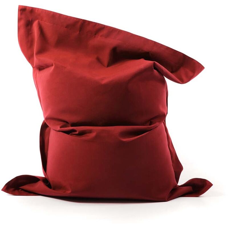 Pouf Géant xxl Déhoussable, Extérieur, Outdoor, Jardin, Terrasse, Voile Bateau Rouge BiG52