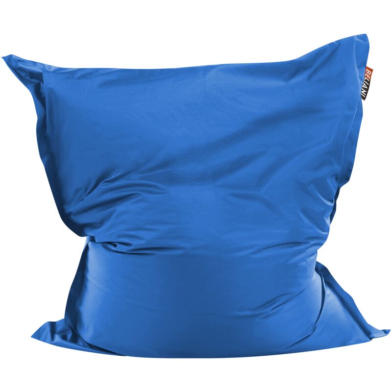Housse de Pouf Grande Taille avec Fermeture Éclair Velcro Imperméable Durable Intérieur Extérieur 140 x 180 cm en Nylon Bleu Fuzzy - Bleu