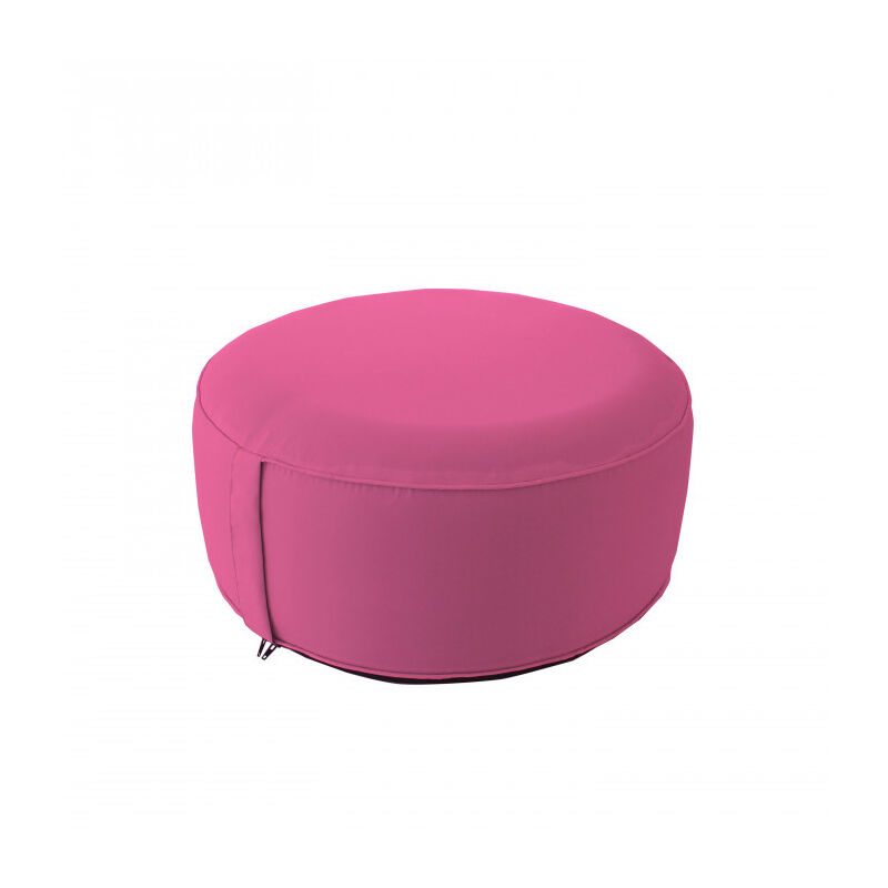 Enjoy Home - Pouf gonflable Fuschia 55x25cm - 55x25cm - Fuchsia