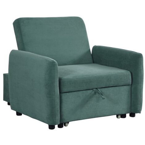 Pouf letto in tessuto 95x107x87cm - Oulida
