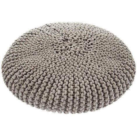 Pouf Macramè con morbida imbottitura per cani e gatti - Rosso