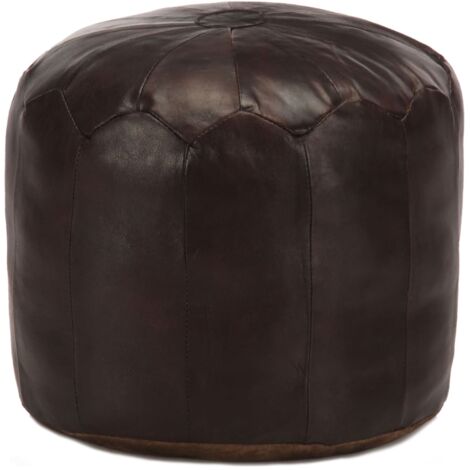 Pouf marrone