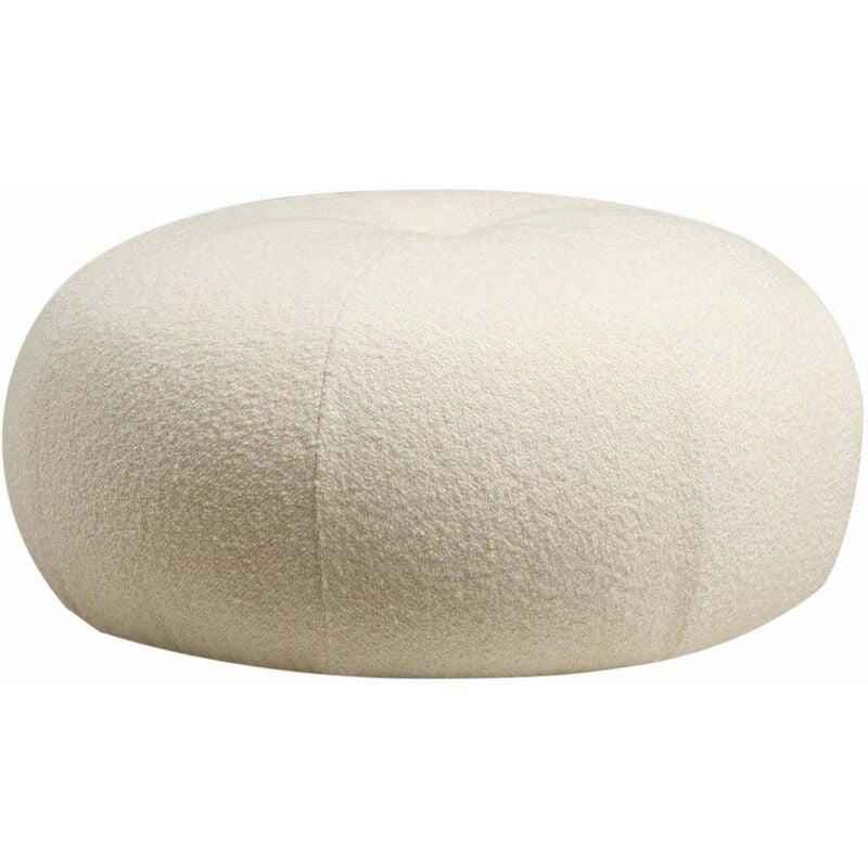 Pouf rond intérieur bouclette Tina