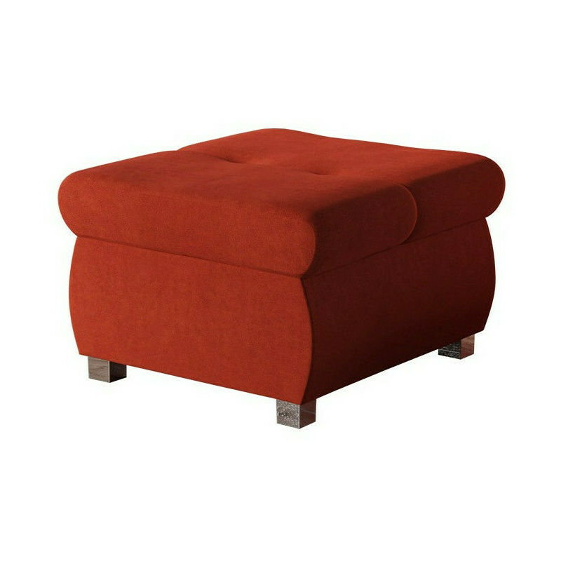 Pouf Comfivo 122, Uttario Velvet 2964, 39x60x60cm, Diamètre: 0, Tapisserie, Pieds: Métal, 0