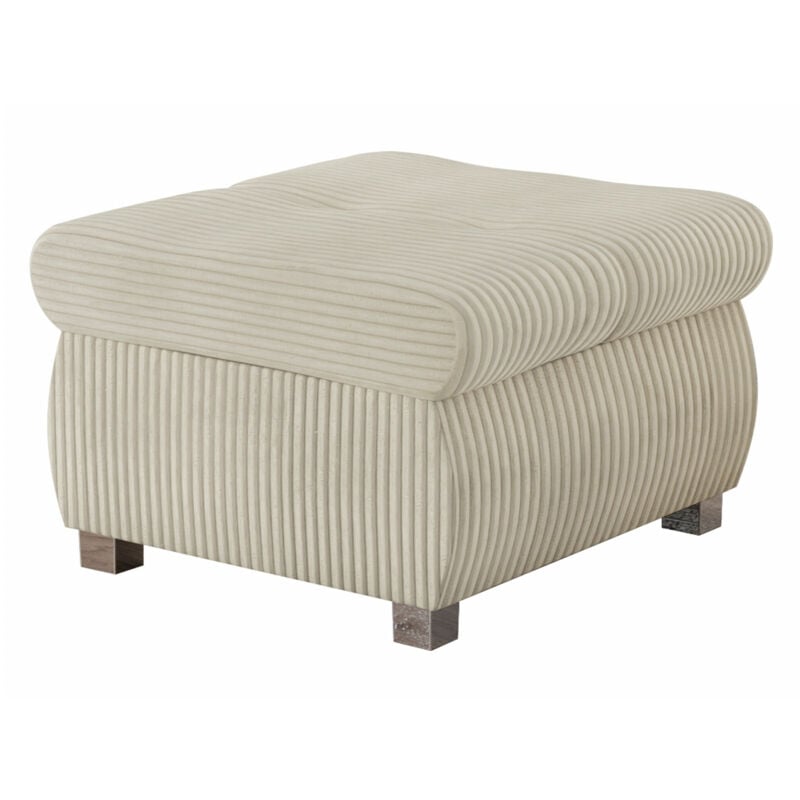 Pouf Comfivo 122, Poso 100, 39x60x60cm, Diamètre: 0, Tapisserie, Pieds: Métal, 0