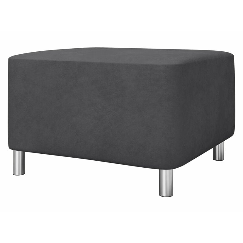 Pouf Comfivo 126, Alova 36, 42x56x65cm, Diamètre: 0, Tapisserie, Pieds: Plastique, 0